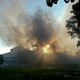 Illustration for article titled Abandoned Detroit Packard Auto Plant Catches Fire